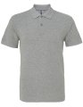 Heren Polo Asquith & Fox Classic Fit heather Grey